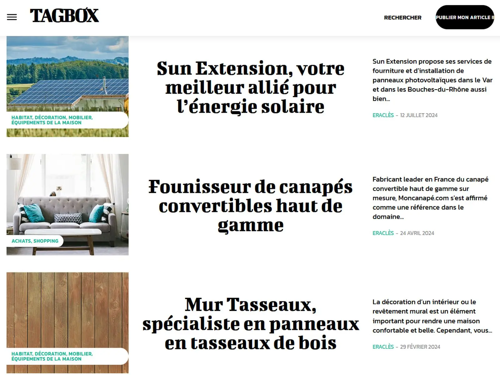 Aperçu de tagbox.fr