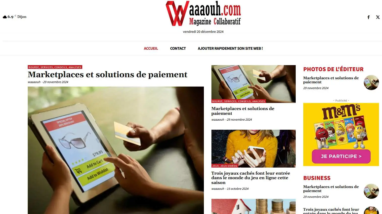 Aperçu de waaaouh.com